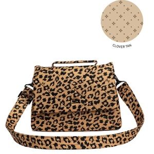 Lug Plié 2 Crossbody Leopard. New